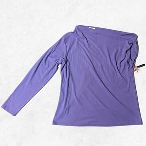 Open‎ Edit Blouse Purple Sexy Sleeveless & Long Sleeve Women's Size 3X NWT Soft